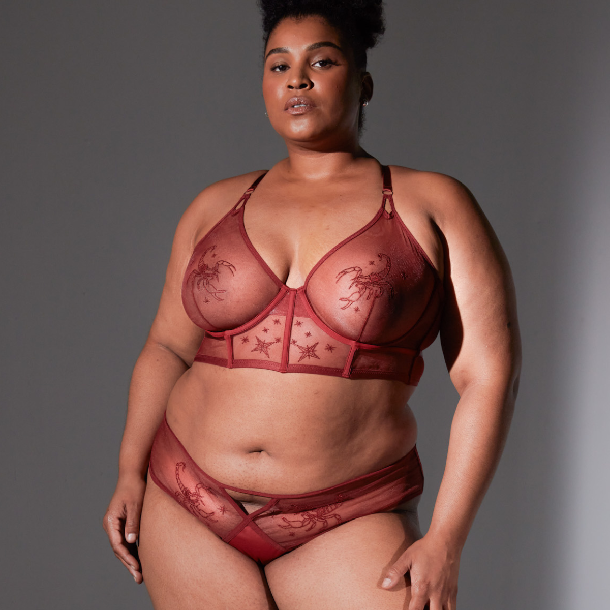 Scorpio Bra - Ruby