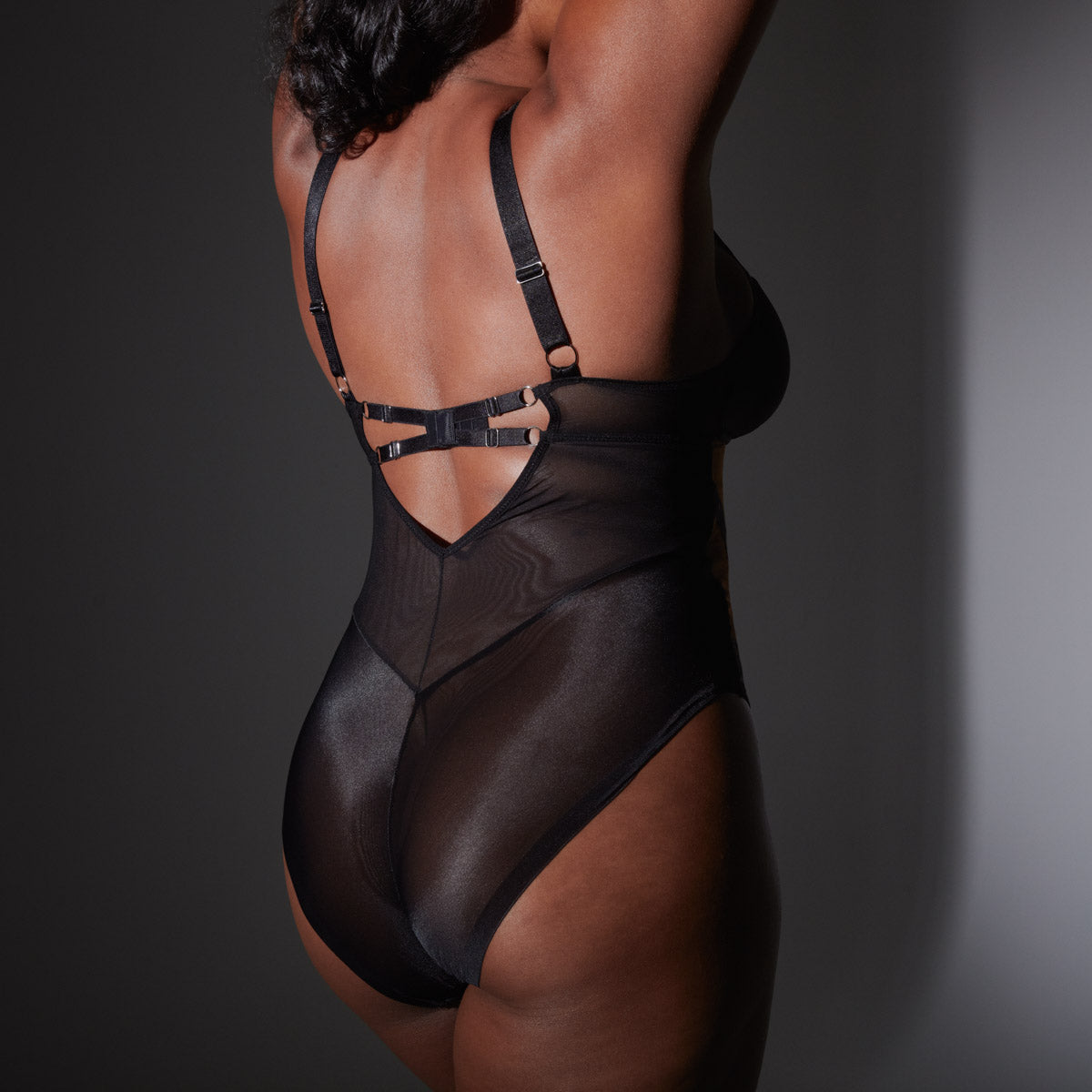 Thistle and Spire Minna lingerie bodysuit M Black. - Depop