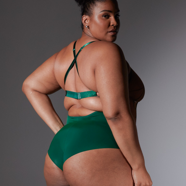 Dracona Bodysuit - Emerald - Available in Multiple Nudes