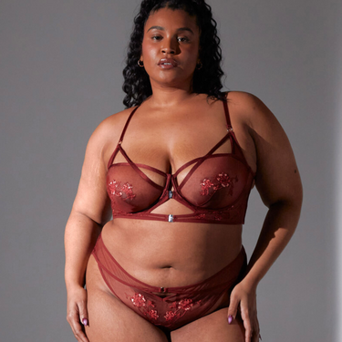 Dryad Bra - Burgundy