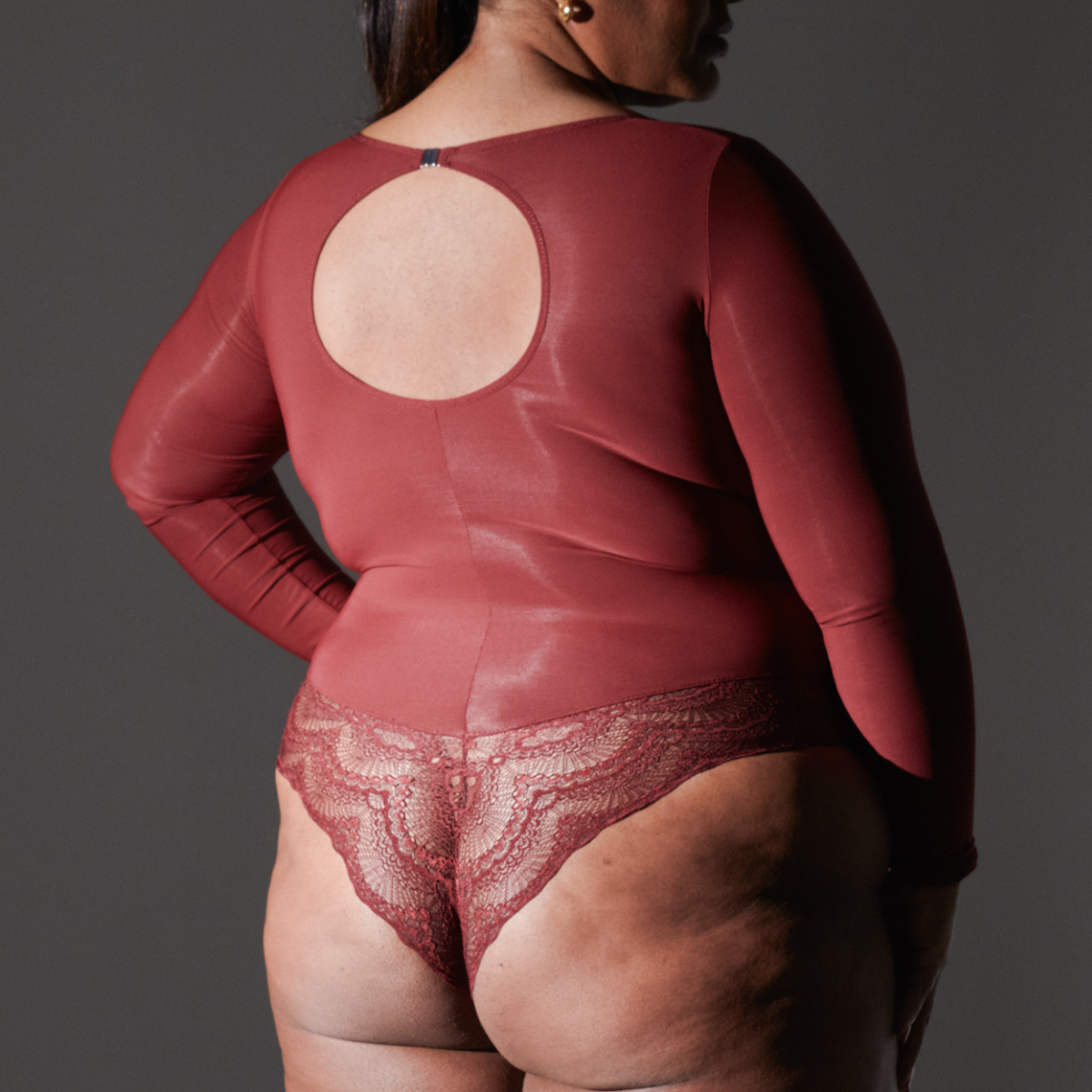 Thistle and Spire Women's Smokin' Mirrors Bodysuit (3X, Black) at